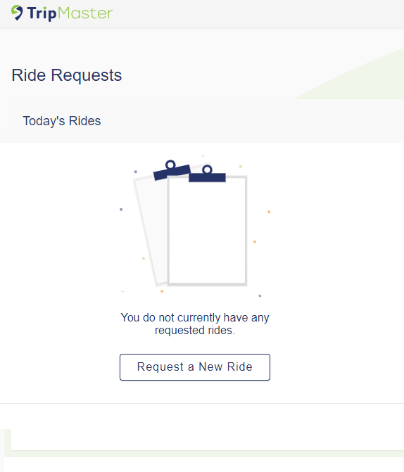 How to schedule an On Demand Ride from Bayway: Step 1, New Request
